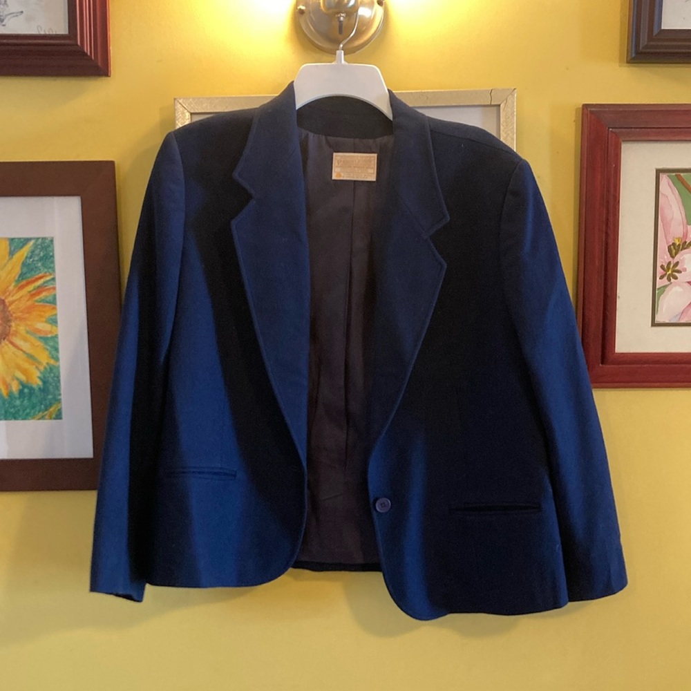 Blue Wool Blazer